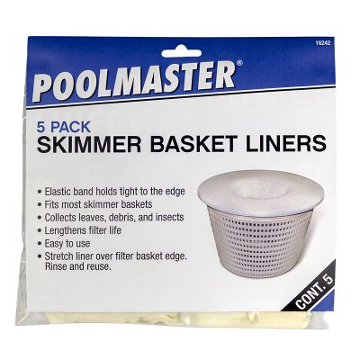 5 Pack Skimmer Basket Liners