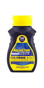 AquaChek® 4-Way Yellow Chlorine Pool & Spa (50) Test Strips