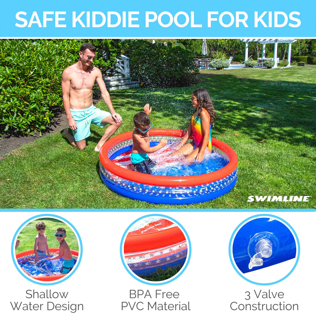 Swimline Americana 3 Ring Pool