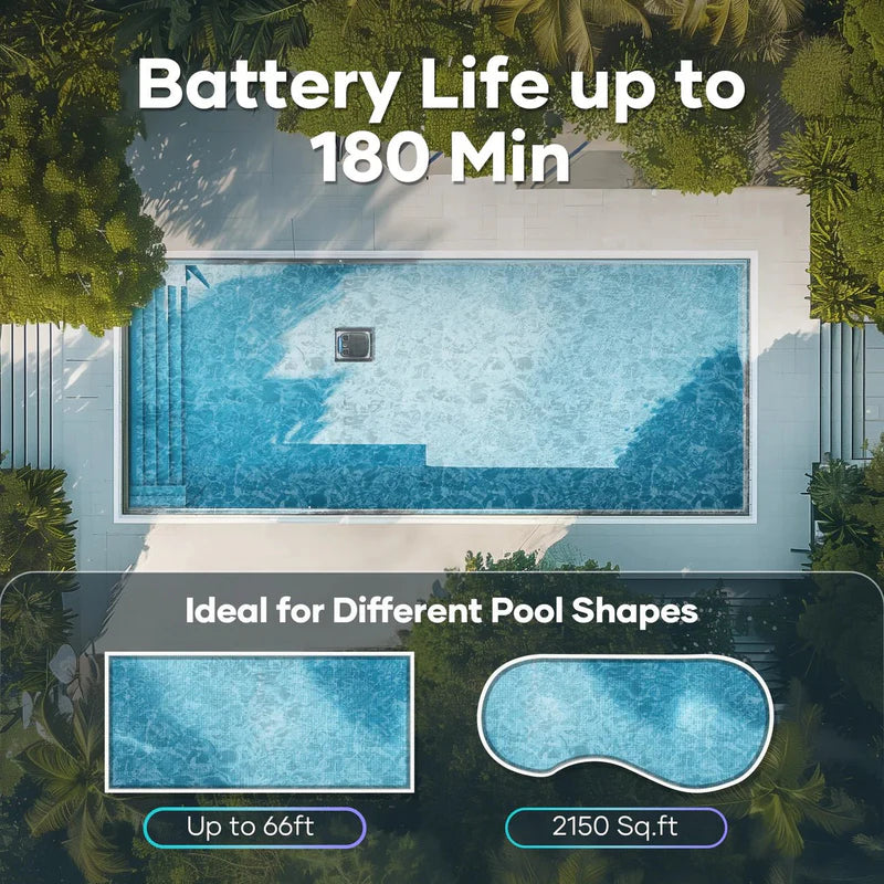 Aiper Scuba P1 Pro Cordless Robotic Pool Cleaner X6P-US, 6000 GPH (Scuba N1 Pro)