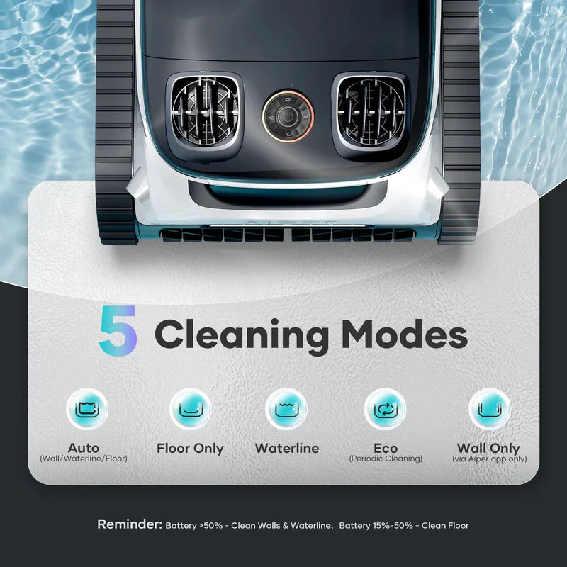 Aiper Scuba P1 Pro Cordless Robotic Pool Cleaner X6P-US, 6000 GPH (Scuba N1 Pro)