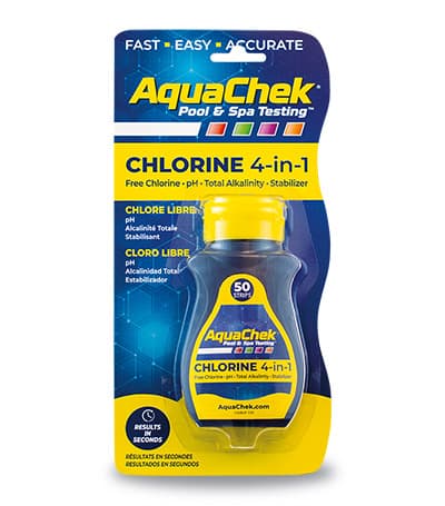 Aquacheck Pool&Spa Testing Chlorine 4In1