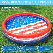 Swimline Americana 3 Ring Pool
