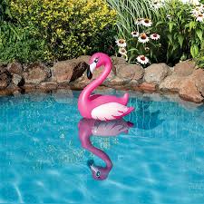 28" Flamingo Pool Decor