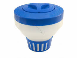 Blue And White Deluxe Floating Chemical Dispenser
