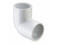 406-020 2" S Sch40 Pvc 90^ Ell